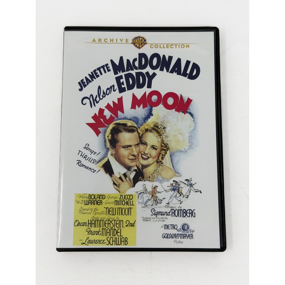 New Moon DVD Warner Archive Jeanette MacDonald Nelson Eddy Musical 1940